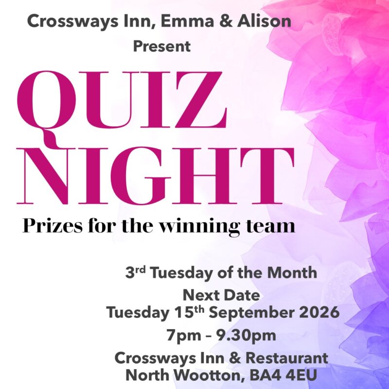 Crossways Quiz Night Poster September